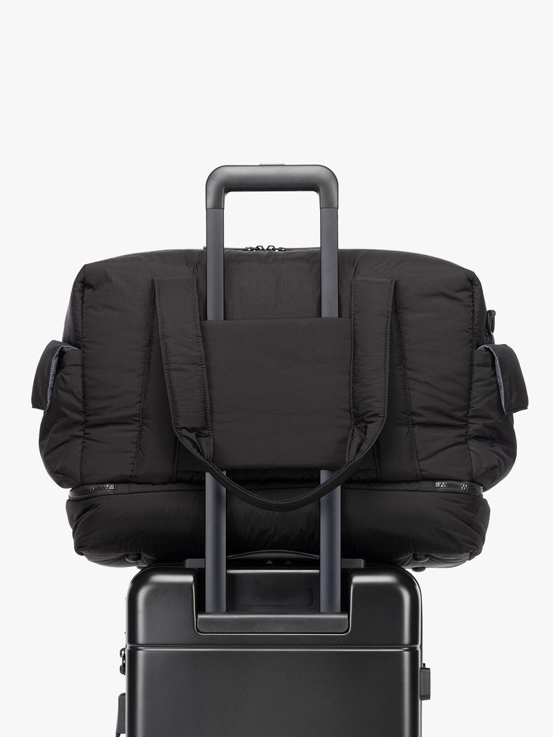 CALPAK Weekender Duffel trolley sleeve in Black