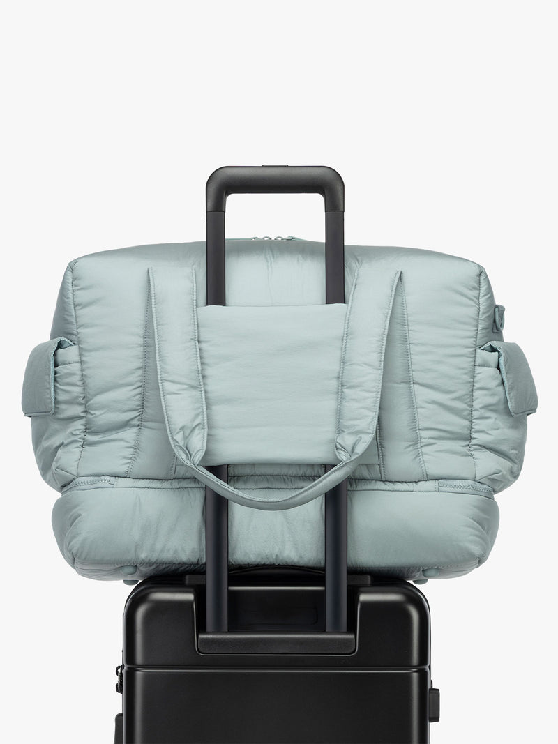 CALPAK Weekender Duffel trolley sleeve in light blue Bluebell