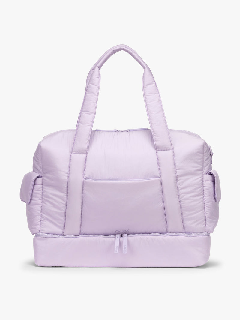 CALPAK Weekender Duffel in light purple Orchid