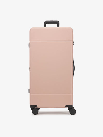 CALPAK Hue 31 inch hardside polycarbonate trunk luggage in pink sand color; LHU1030-PINK-SAND