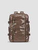 CALPAK Terra 26L Laptop Backpack and Duffel Bag 360 view in brown cacao; BPH2201-CACAO