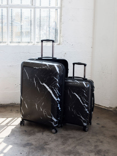 CALPAK Astyll 3-piece luggage set in midnight marble with spinner wheels