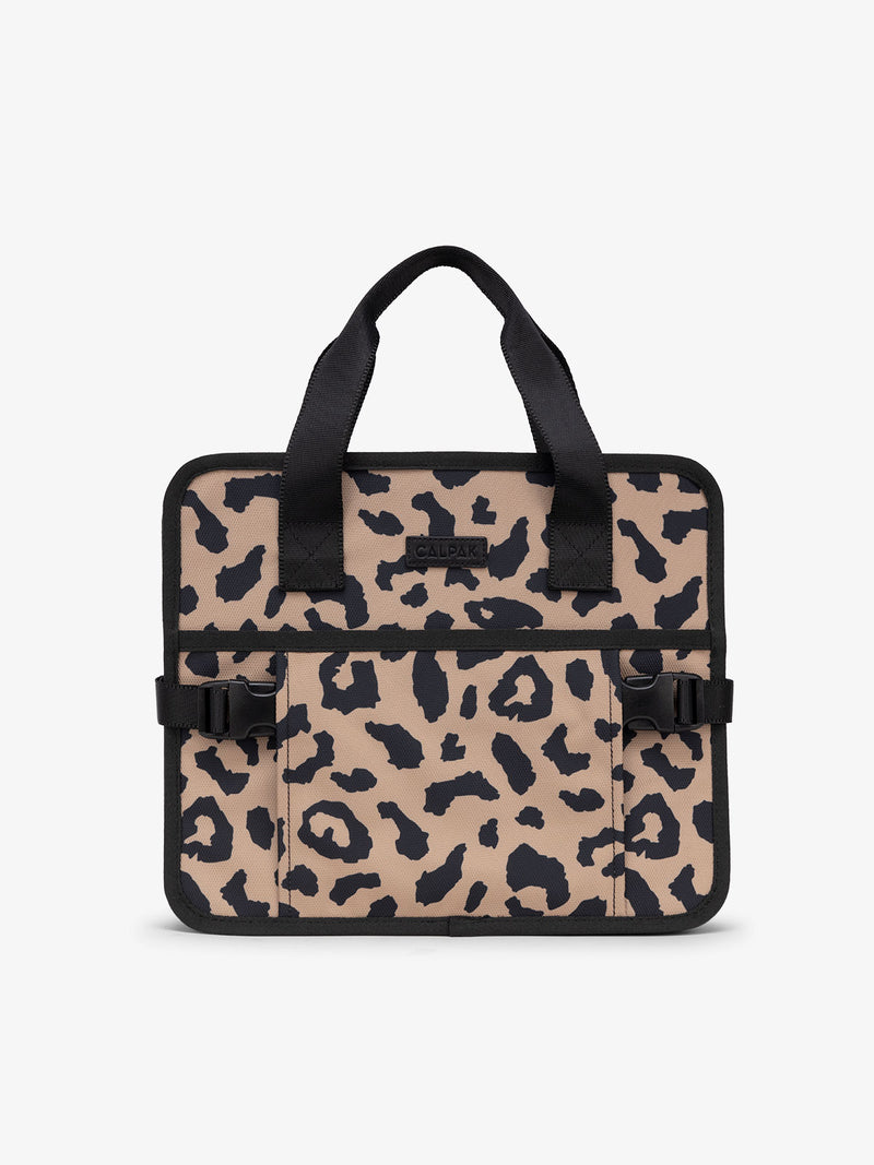 CALPAK cheetah print car organizer