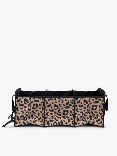 CALPAK foldable cheetah print trunk organizer
