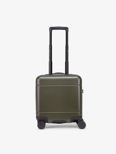 CALPAK Hue mini carry on luggage in moss green; LHU1014-MOSS