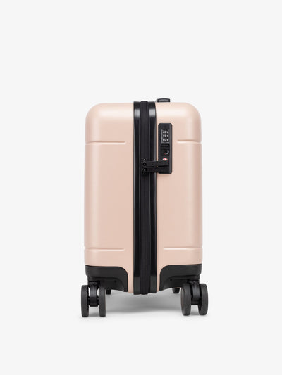 small CALPAK carry on suitcase with TSA approved lock