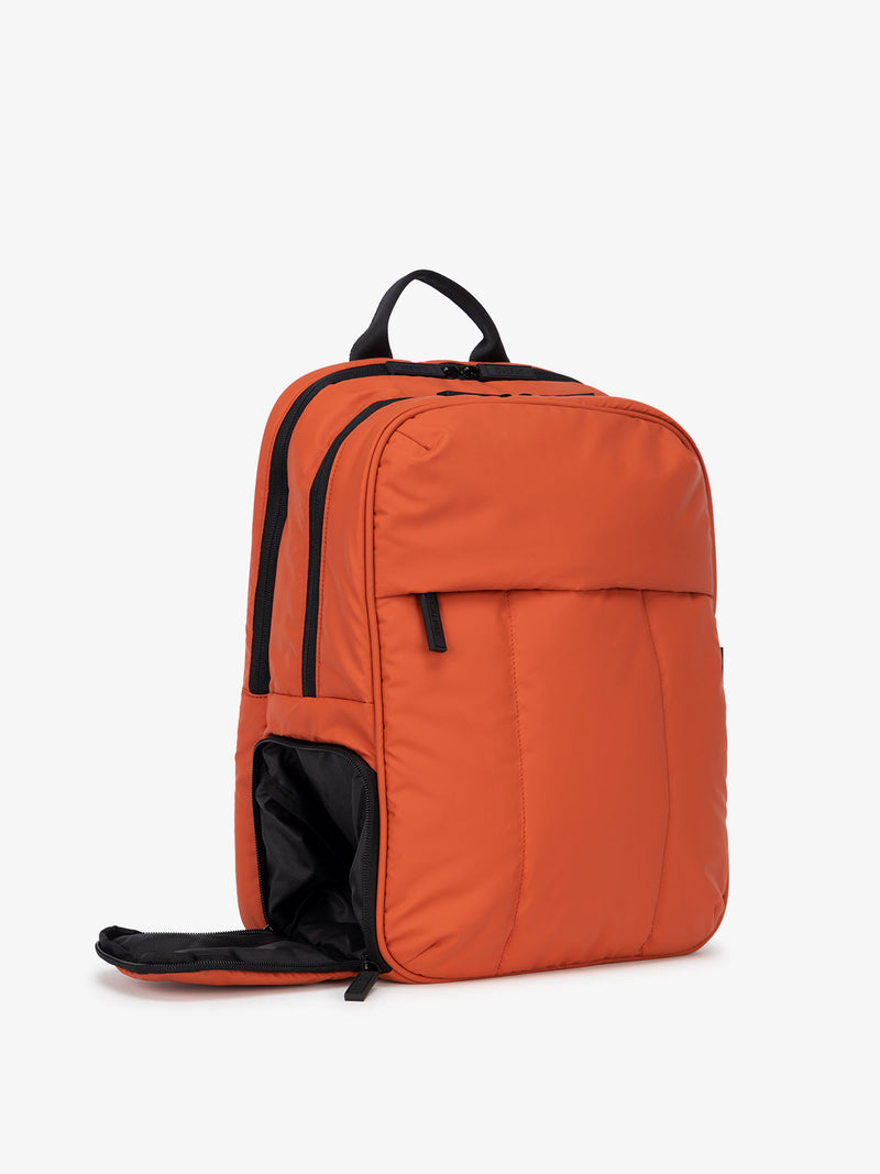 travel backpack with shoe compartment