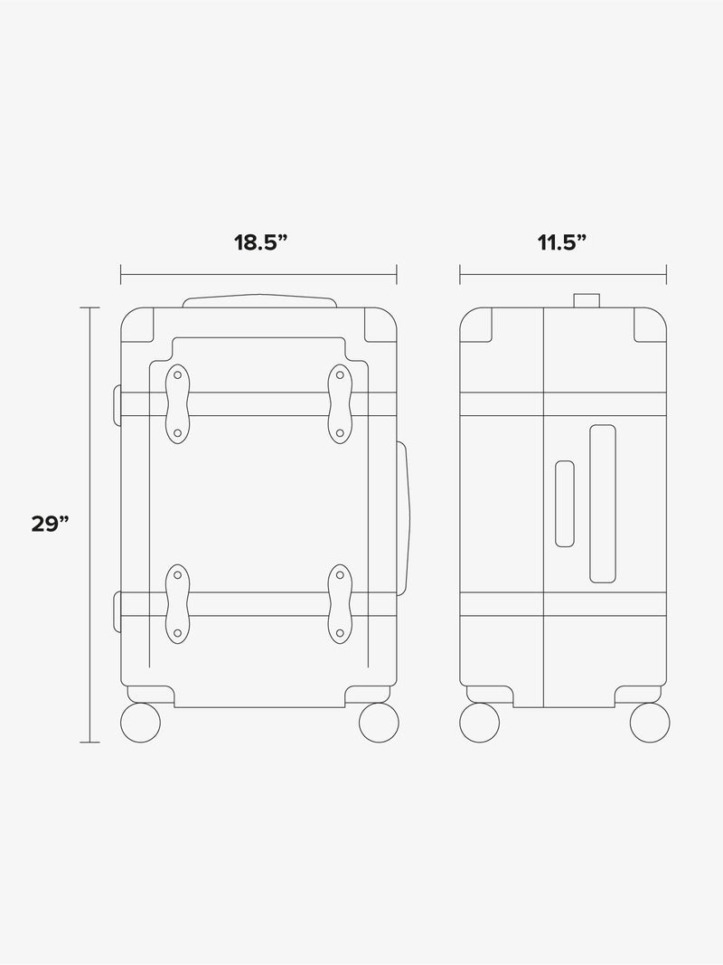 Trnk large luggage dimensions;