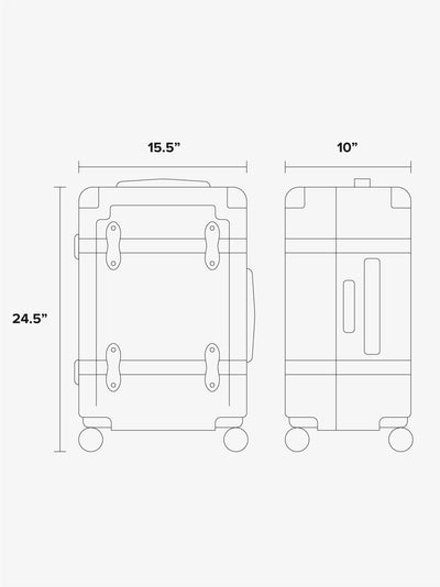 Trnk medium luggage dimensions;